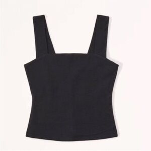 Abercrombie Cotton Seamless Fabric Squareneck Tank Size Large